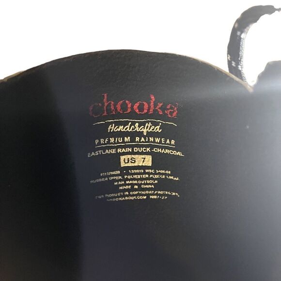 NWOT Chooka Women's Eastlake Rain Duck Combat Boot size 7 - Picture 8 of 9